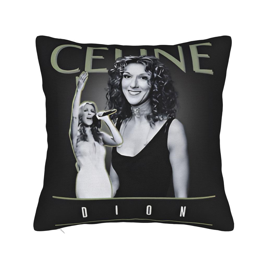 C-Celineds Dion Metal Pillow Case Comfy Pillow Cover Funny Pillowcases For Couch Sofa Bedroom