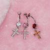 Stainless Steel Belly Button Ring Cute Navel Piercing Jewelry Hypoallergenic Body Piercing for Daily Party Wear