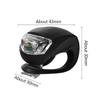 Silicone Bicycle Light Mountain Bike Led Front And Rear Wheel Light Waterproof Flashlight Cycling Safety Warning Light