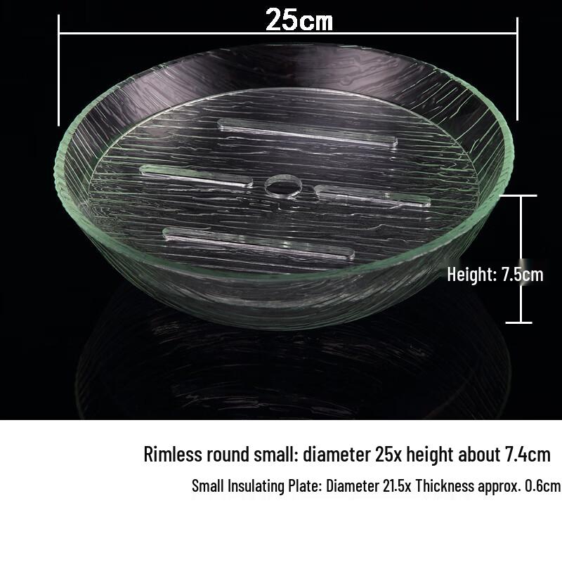 Zhuchuang Jingpin Acrylic Round Ice Tray Fruit Platter