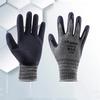 Luvas de Trabalho Térmicas de Inverno, Revestidas com Borracha Antiderrapante com Forro de Lã, Resistentes para Construção, Armazém e Trabalho ao Ar Livre