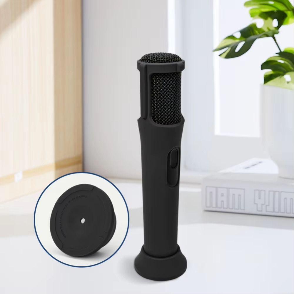 Black Microphone Silicone Case for for JBL Wireless Microphone Stand Accessories