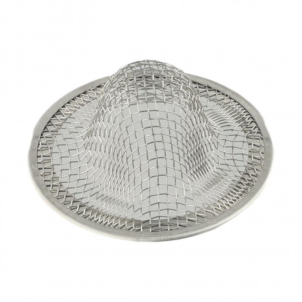 Bath Bathroom Stainless Steel Sink Strainer Floor Drain Filter Cover Kitchen New