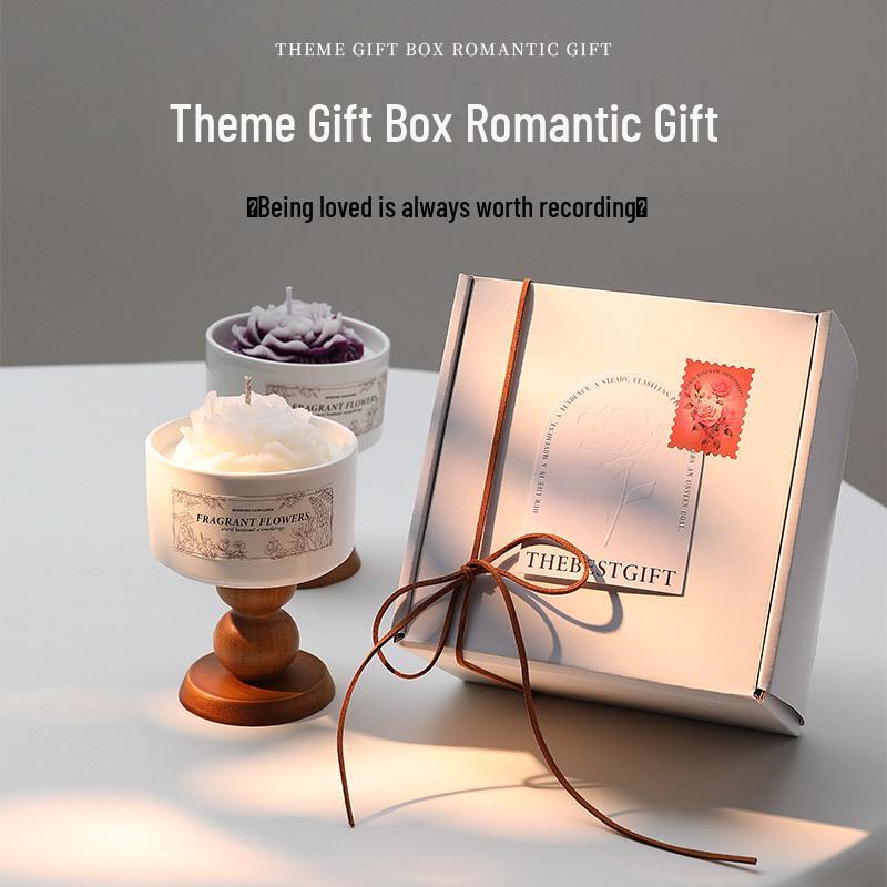 Luxury Scented Candle Gift Set: Elegant Aroma for Weddings, Birthdays, and Bedroom Decor with Long-Lasting Fragrance