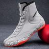 Men's Boxing Shoes High-top Free Sparring Wrestling Shoes Anti-slip Gym Training-specific Sneakers Martial Art Shoes