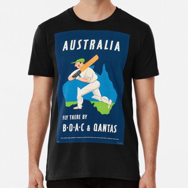 Vintage Australian Cricket Premium T-Shirt S To 5XL Made In the AU/USA T-Shirt