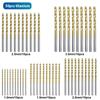 NINDEJIN 13/40/50/60pcs Twist Drill Bit Set Woodworking 1-6.5mm HSS Drill Bit for Carpentry Hand Tools