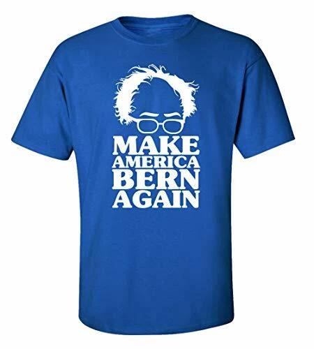 Funny Political Make America Bern Again Adult Unisex Short Sleeve Tee Shirt M