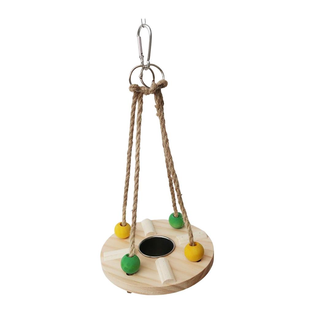 Bird Chewing Swing Toy Exercise Pet Supplies Claws Wooden Standing Toys, Parrot Toys for