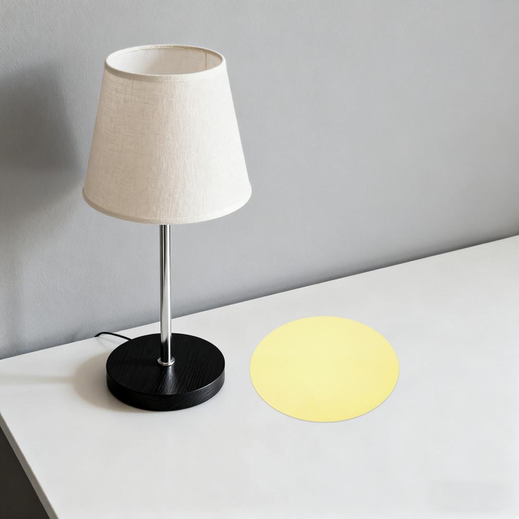 5Pcs Warm Light Film Stickers Colored Overlay Sheets 5.89 Inch Round Adhesive Lighting Filters for Bulbs Spotlight Floodlight