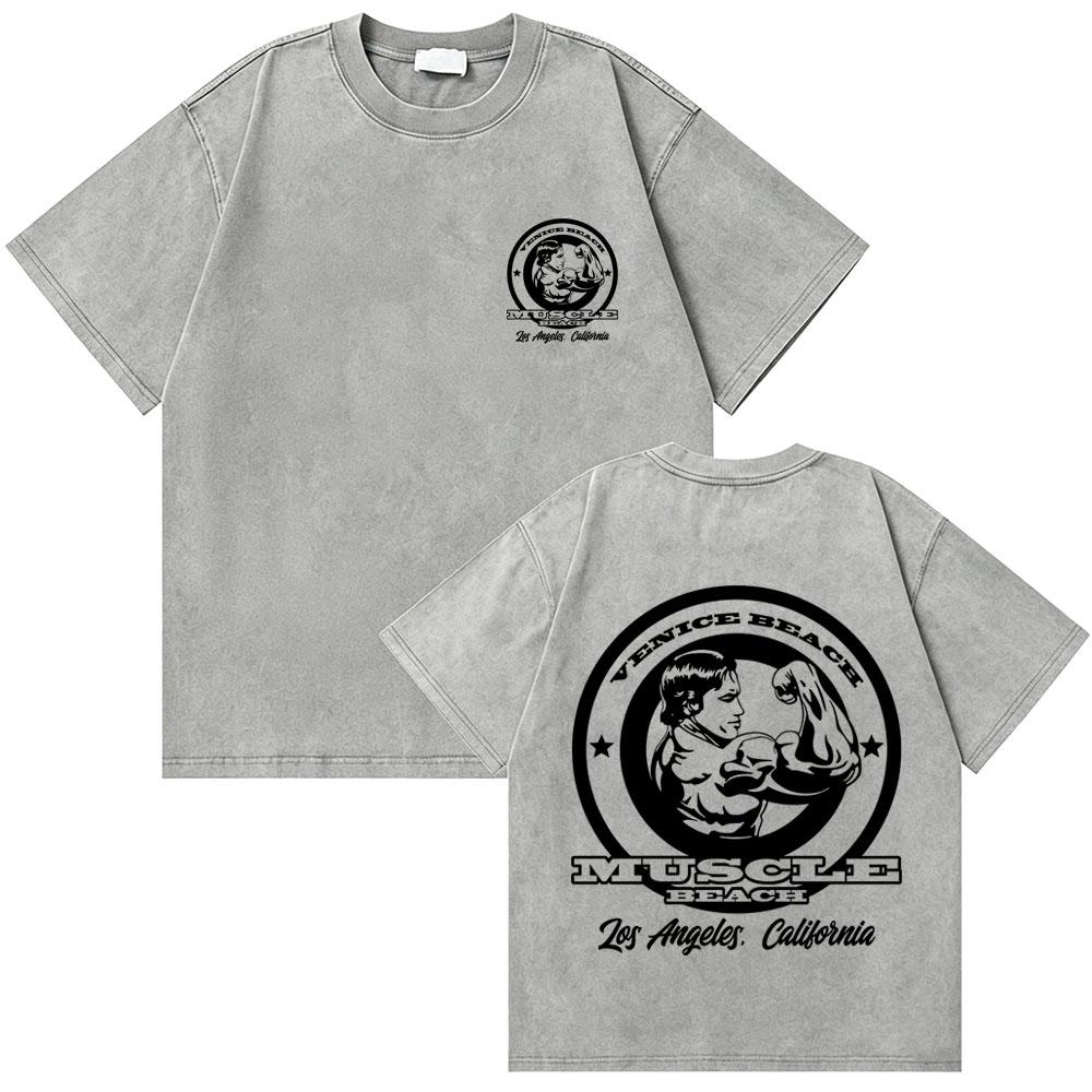 

Washed Vintage Arnold Schwarzenegger Mr Olympia Tshirt Men Women Causal Fitness Gym T Shirts Mens Fashion Oversized Tshirts S