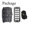 Tactical Rigid MOLLE Panel Vehicle Car Seat Side Back Gun Rack Display Storage