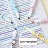 6Pcs/Box Highlighter Pen Set Kawaii Kuromi Melody Cinnamoroll Art Fluorescent Markers Pens School Stationery For Kids