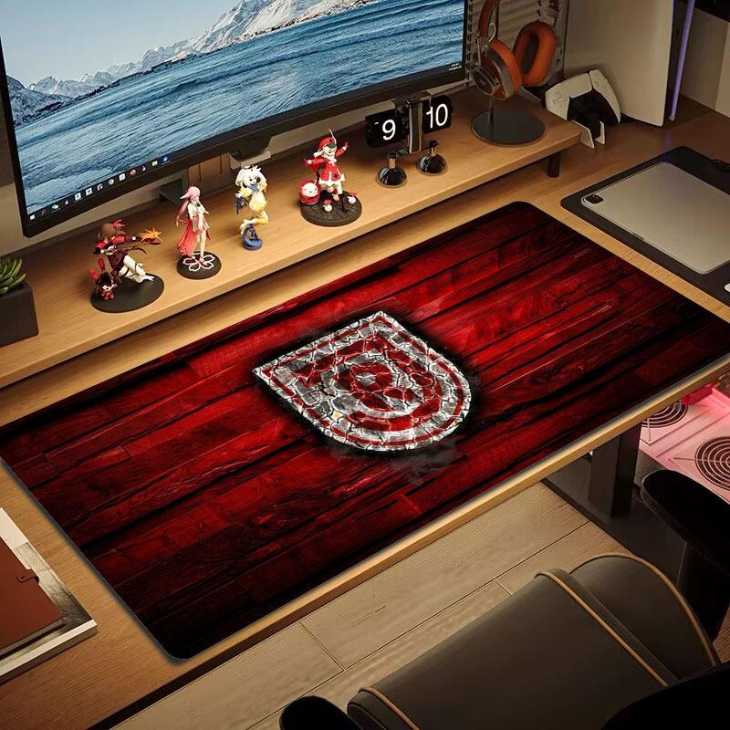 SSV Jahn Regensburg Large Size Mouse Pad Large Gaming Table Cushion Non-slip Laptop Tablet Big Mousepad XXL Mat Mini PC Playmat With Lock edge