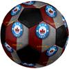 SIZE 5 Silkeborg IF Soccer Ball Colorful All Ages Machine Stitched PVC Competition Ready Durable High-Bounce