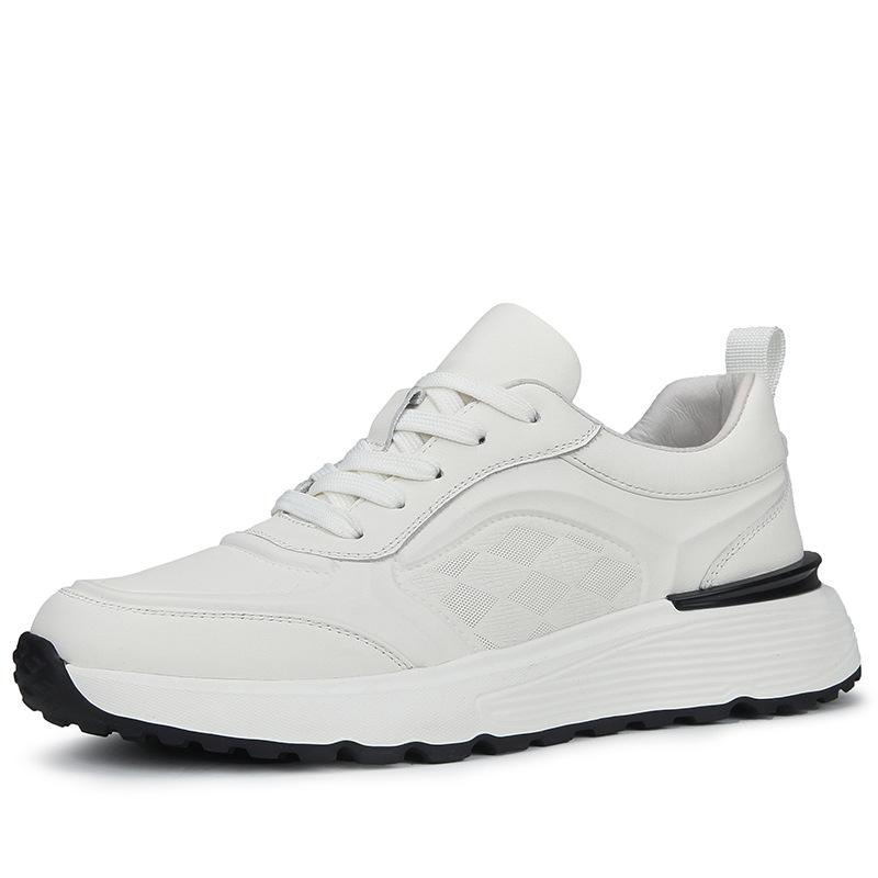 Shoes Casual Men S Shoes Autumn Men S Versatile Thick Soled Dad Leather Running Shoes Men S Shoes Leather Sports 38