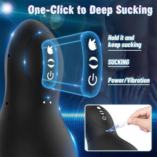Insert Half Artificial Pussy 10 Modes Sex Mans Penianano Suction Vibrator For Mens Adults Toys Masturbating