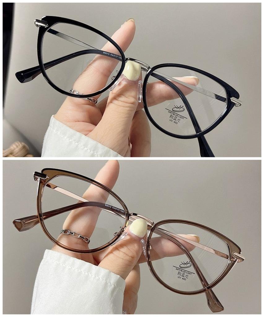 Anti Radiation Cat Eye Glasses for Women Men Aesthetic Glasses Replaceable Lens Eyeglasses Frames Retro Eyeglasses