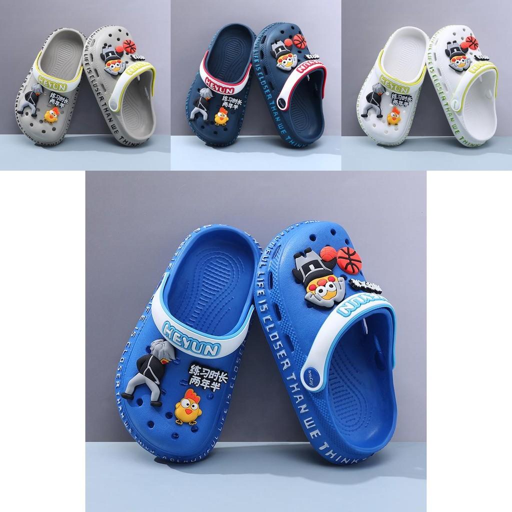 Stylish Eva Lightweight Kids Summer Slipon Sandals With Antislip Soft Sole For Boys