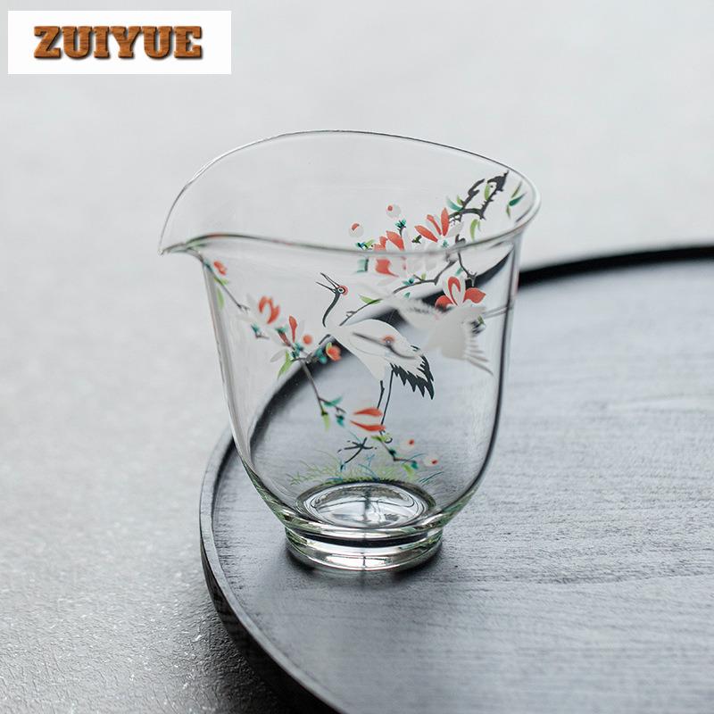 250ml High Borosilicate Glass Tea Pitcher Japanese Pour Tea Sharing Pot Cha Hai Dispenser Justice Cup Fair Mug Teaware Supplies