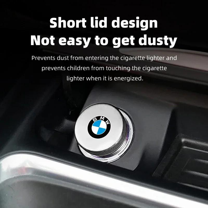 Car Sticker 2025 Hot Car Cigarette Lighter Dust Cover Protective Covers For BMW X1 X3 X5 X4 X6 G30 G20 E46 E90 E60 F10 F30 F20 F