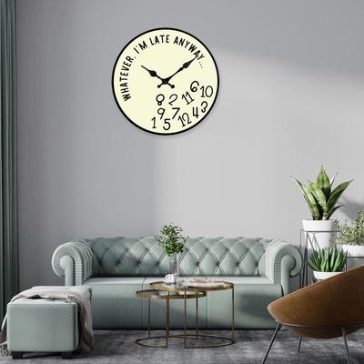 Wall Clock Hanging Watch Housewarming Gift Unique Silent Timepiece Acrylic for Kitchen