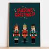 Vintage Christmas Metal Wall Decoration, Holiday Sticker Sign
