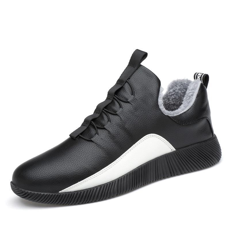 Winter Shoes Men Fur Warm 2024 New Men Boots Plush Anti skidding Winter Boots Men