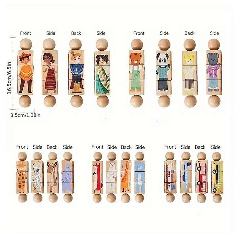 1Pc Wooden Montessori Toy Hand Bell Toy Baby Mobile Musical Rattle Toy Children Stroller Classic Educational Toys Kid Gifts