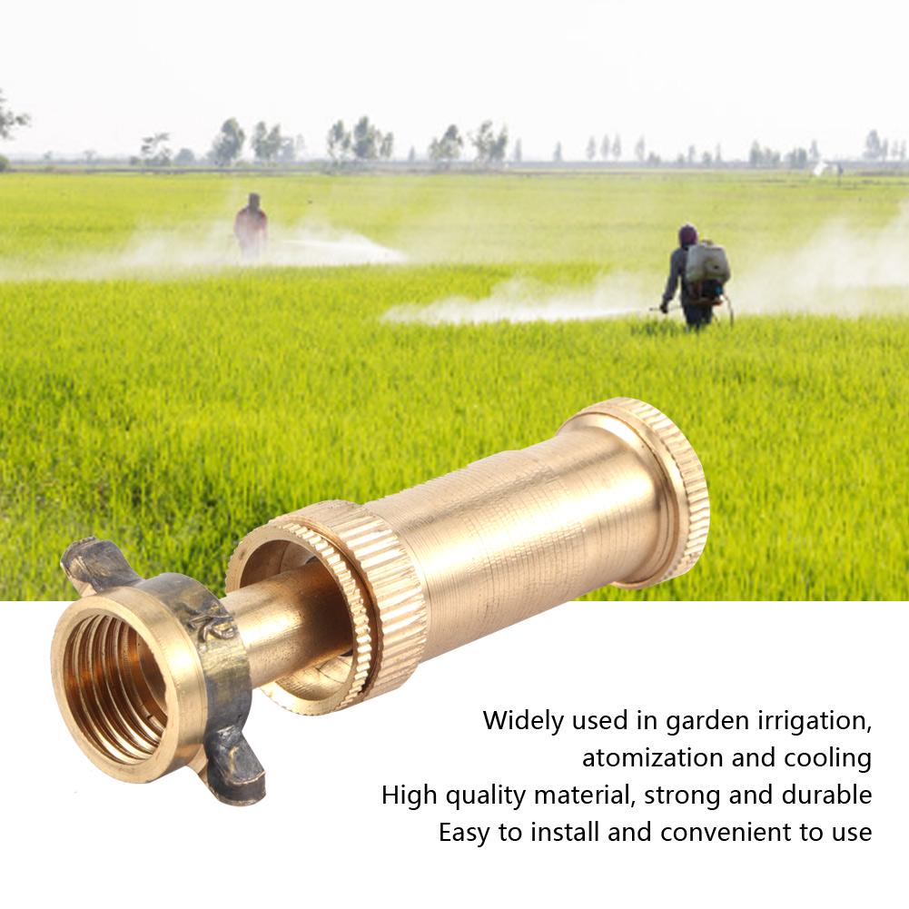 G1 4 Retractable Round Hole Single Spray Head Atomization Cooling Nozzle Sprayer Accessories