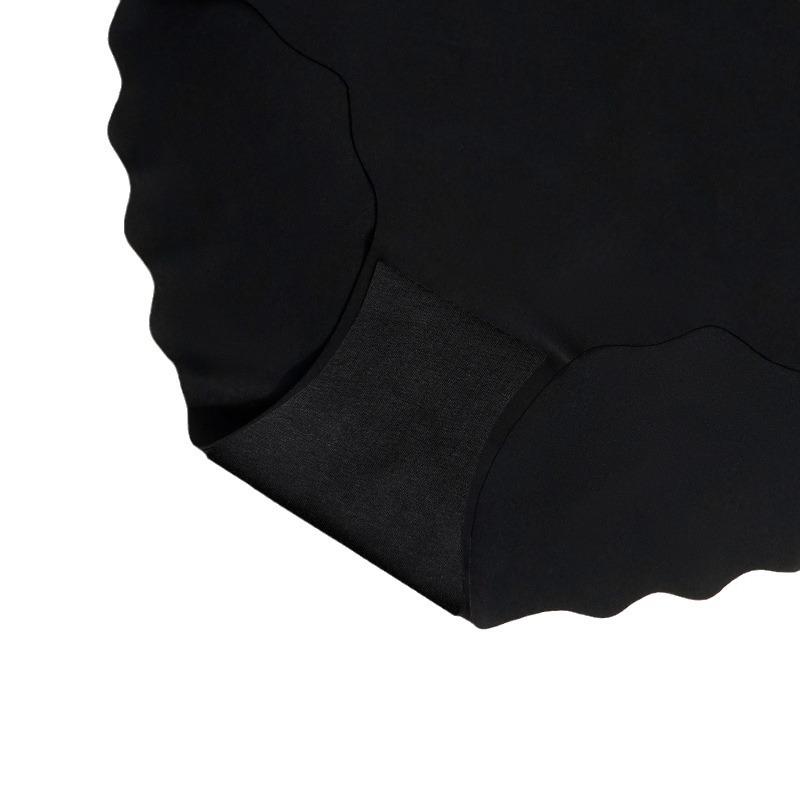 Seamless High Waist Ice Silk Tummy Control Yoga Briefs for Women