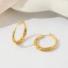 New 3cm-6cm Large Circle Simple Earrings Niche Ear Jewelry