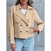 Trench da Donna Corto Doppiopetto Capospalla Casual