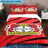 3pcs Bayer Football Club Printed Bedding Set Duvet Cover Closure Includes 1 Duvet Cover & 2 Pillowcases Bedding Sets Home Decor Gifts
