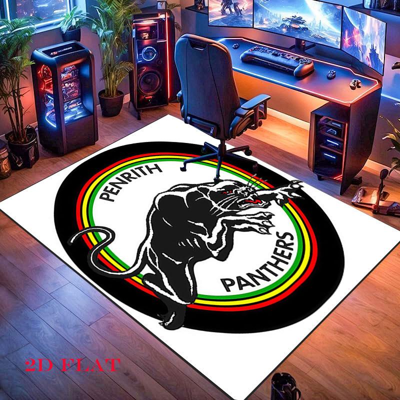 Penrith Panthers Carpet Rug for Living Room Bedroom Home Sofa Decoration,Kids play Nonslip Floor Mat