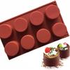 Cake Silicone Baking Pan Mould 8/12 Cavity Nonstick Chocolate Soap Jelly Pudding Muffin Mold DIY Cookie Pastry Mold Baking Tool