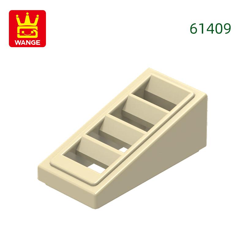 Non-Toxic 331Pcs/Lot 61409 Slope 18 2X1X2/3 With 4 Slots Block Moc Color Accessories Compatible With Brick Diy Children Toy Assembly