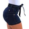 Pantaloncini di jeans sexy da donna 2026 con cintura