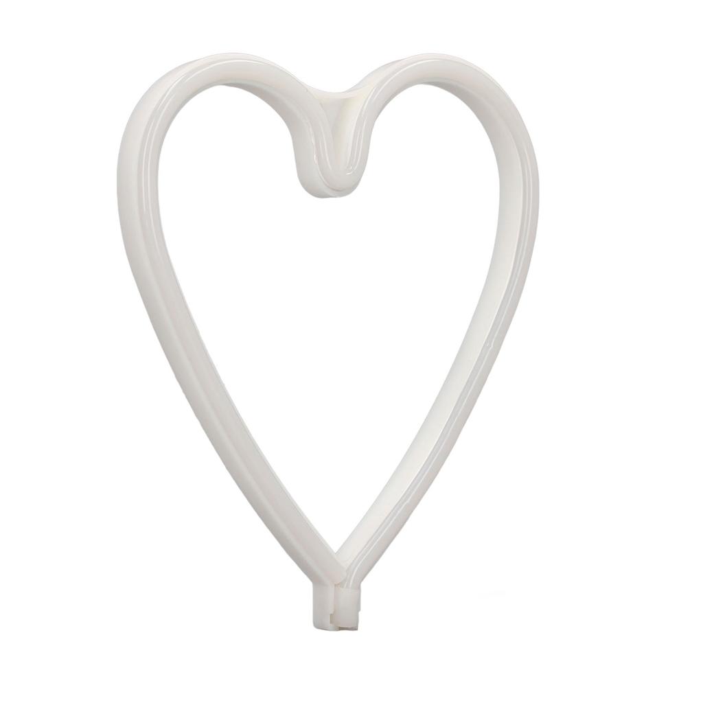 LED Neon Light Heart Shaped Colorful Neon Lights Proposal Birthday Scene Light Decorations