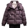 Mom's Winter Fashion: Stylish Hooded Thickened Down Jacket for Middle-Aged & Elderly