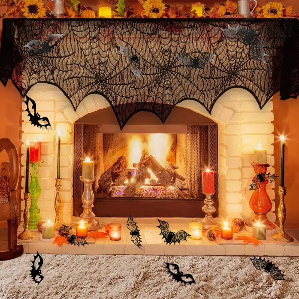 12pcs PVC Bat Wall Sticker Realistic Spooky Bat Decal 3D Bats Sticker  Halloween