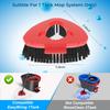 Non-Scratch Bristles Scrub for Vileda Turbo EasyWring Floor Mop Heavy-Duty Tile Deep Cleaning Brush-Drop Shipping