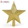 Gold Glitter 3D Christmas Tree Star Topper Ornament