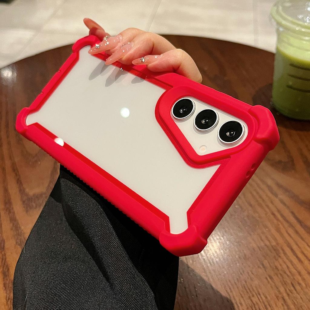 For Samsung Galaxy S24 Case Clear Detachable 2 In 1 Shockproof TPU + PC Phone Back Cover