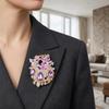 Exquisite Enamel Cat Lapel Pin Light Luxury Jewelry Accessories Delicate Two Cat Brooch  Gifts