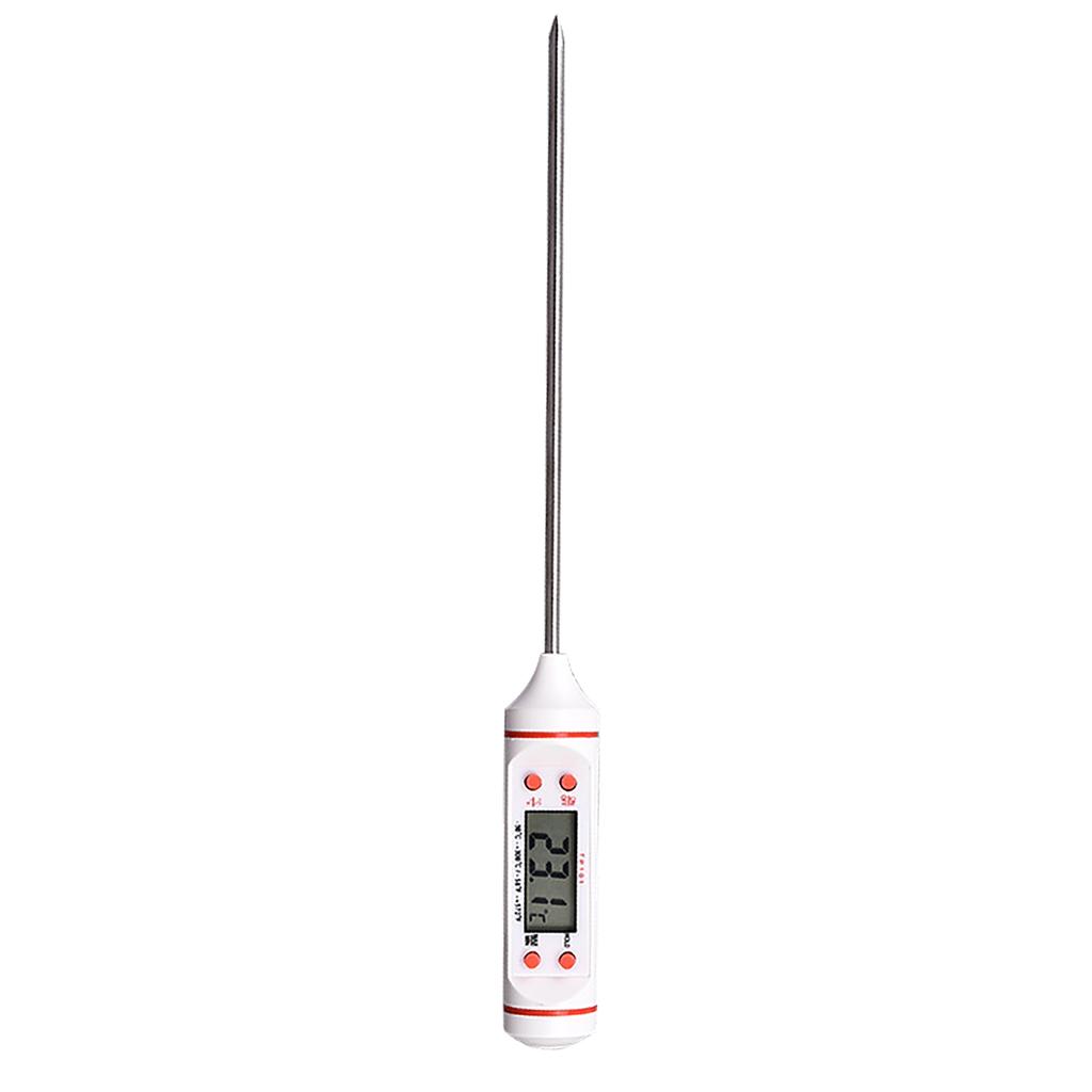 TP 101 Food Thermometer Kitchen Grill Probe Thermometer Milk Water Electronic Thermometer White