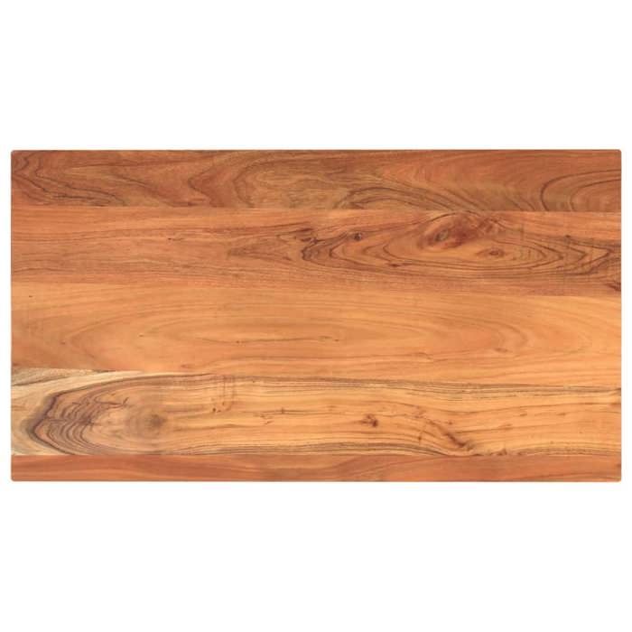 VidaXL Table Top 110x50x3.8cm Rectangular Solid Acacia Wood, Wooden Table Top, Coffee Table Top, 370985