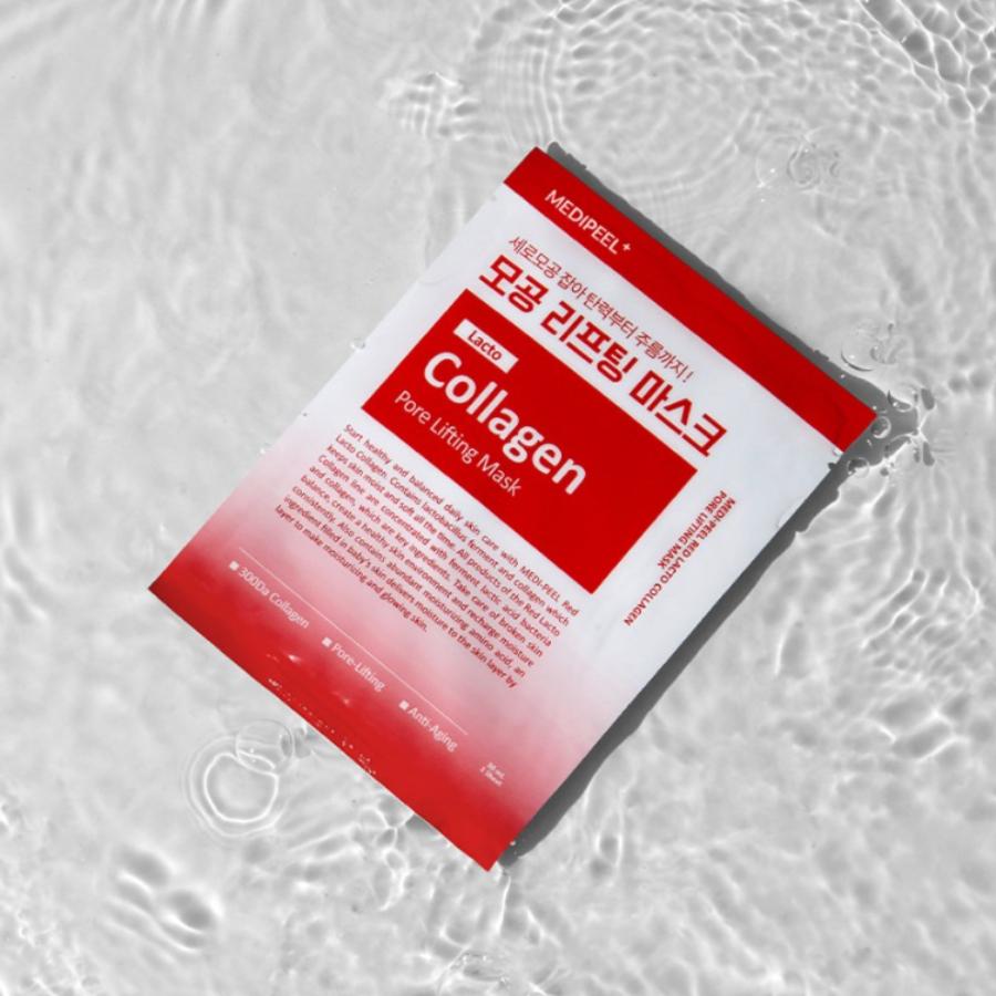 MEDIPEEL Red Lacto Collagen Porenlifting-Maske (30ml*10ea)