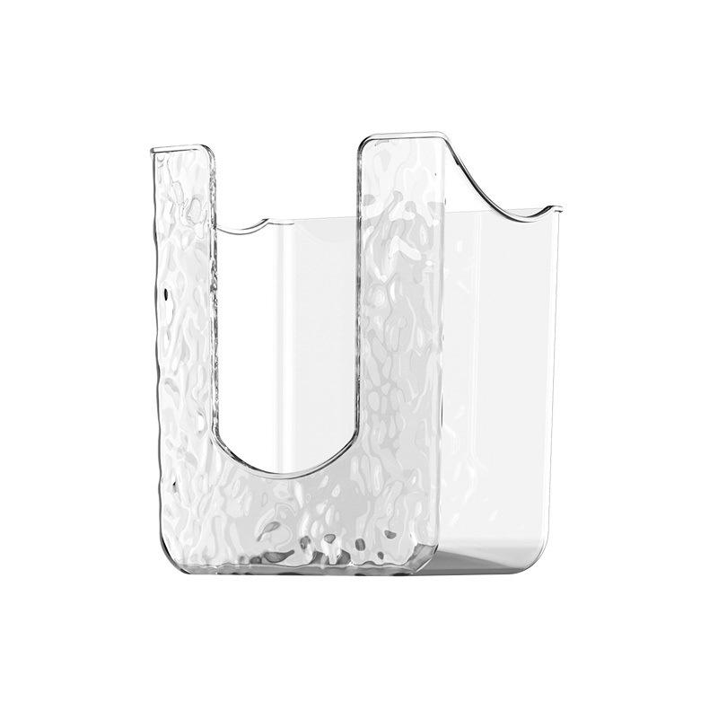 Scatola Porta Asciugamani da Viso da Parete, Scatola per Fazzoletti Senza Perforazione, Scatola per Fazzoletti da Bagno, Porta Asciugamani da Viso Monouso