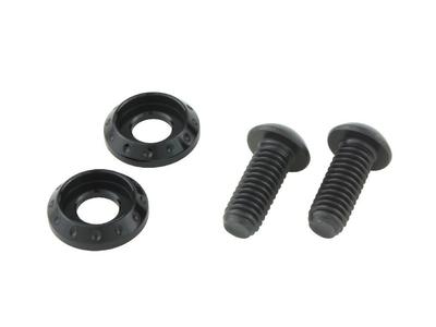 POSH CB400SF MT-09 Zephyr NINJA250 PCX Grom, 500096-06 Motorcycle Supplies Machine License Plate Holder Set, Black, 2 Pieces